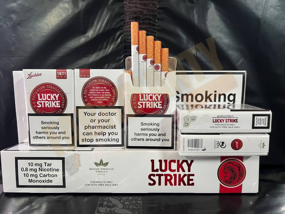 Купить сигареты ЛАКИ СТРАЙК КВАДРАТ оптом.