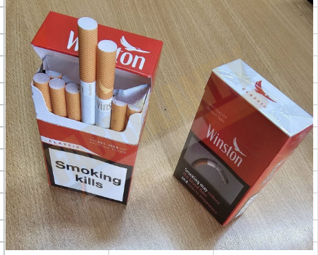 Купить сигареты Винстон КС красный (квадрат) оптом.